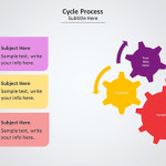 Linear Process PowerPoint Diagram