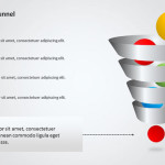 Multi-color Funnel PowerPoint Diagram