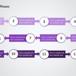 Five Step Process PowerPoint Diagram