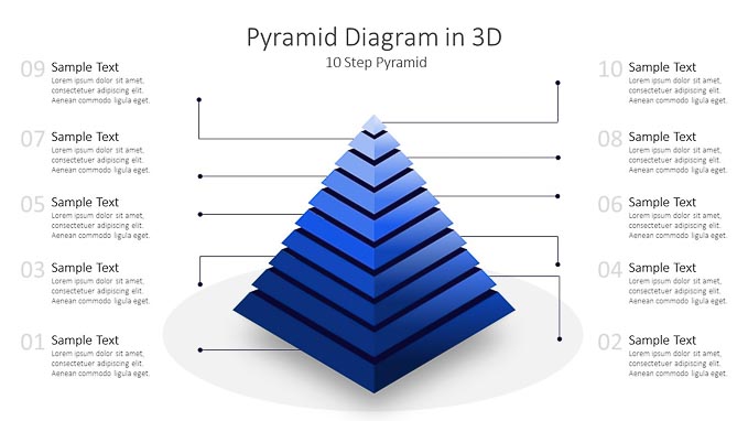Multi-Step, Pyramid, Diagram, Template, Slides, for, PowerPoint, PPT, Power Point,