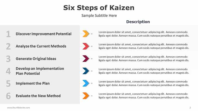 02-Six-Steps-Kaizen-Diagram-for-PowerPoint-PPT-Power-Point