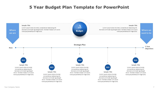 5 Year Budget Plan Template for PowerPoint-6