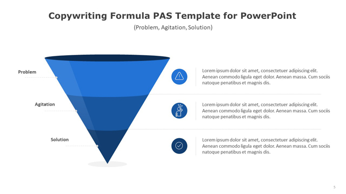 Copywriting Formula PAS Template for PowerPoint (4 of 6)
