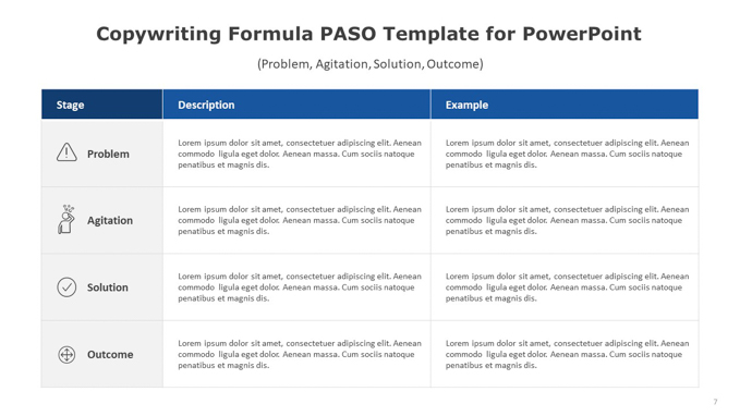 Copywriting Formula PAS Template for PowerPoint (6 of 6)