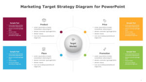 Marketing Target Strategy Diagram for PowerPoint
